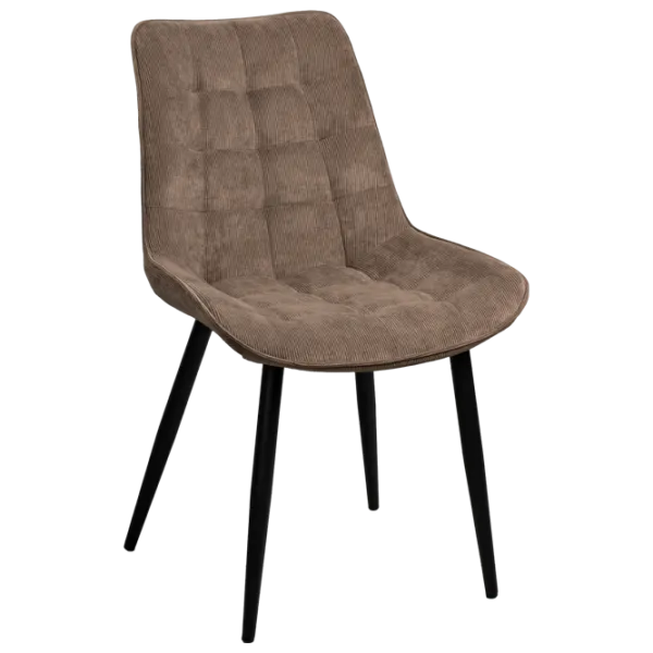 Scaun de bucătărie DecoPrim Hans Stofă/ Light Brown Black photo 1 Scaun de bucătărie DecoPrim Hans Stofă/ Light Brown Black photo 1