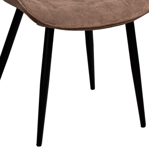 Scaun de bucătărie DecoPrim Hans Stofă/ Light Brown Black photo 4 Scaun de bucătărie DecoPrim Hans Stofă/ Light Brown Black photo 4