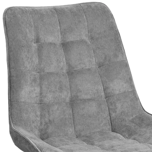 Scaun de bucătărie DecoPrim Hans Stofă/ Gray Black photo 2 Scaun de bucătărie DecoPrim Hans Stofă/ Gray Black photo 2