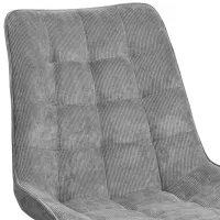 Scaun de bucătărie DecoPrim Hans Stofă/ Gray Black photo 2