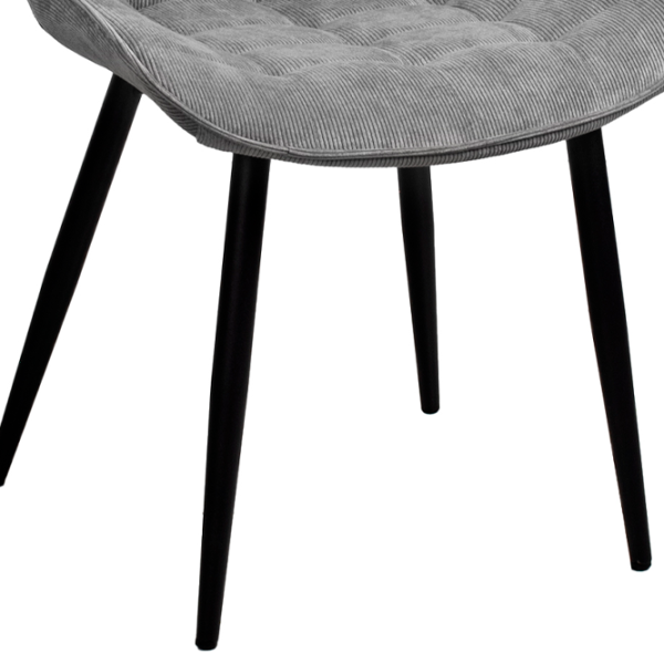 Scaun de bucătărie DecoPrim Hans Stofă/ Gray Black photo 4 Scaun de bucătărie DecoPrim Hans Stofă/ Gray Black photo 4