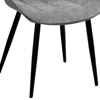 Scaun de bucătărie DecoPrim Hans Stofă/ Gray Black photo 4