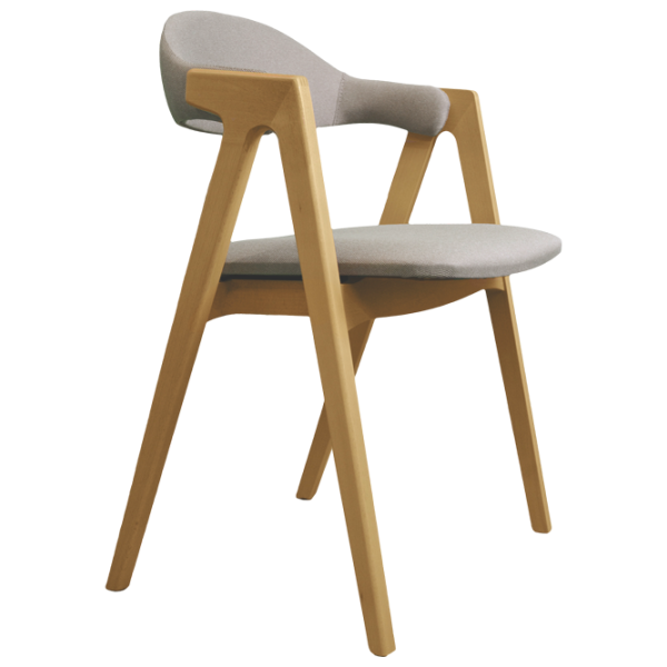 Scaun de bucătărie DecoPrim Logan Ambrella Stofă/ Gray Wood photo 1 Scaun de bucătărie DecoPrim Logan Ambrella Stofă/ Gray Wood photo 1