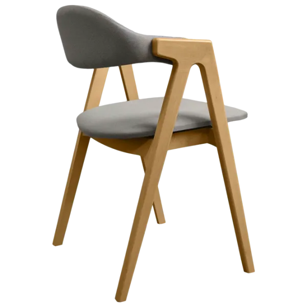 Scaun de bucătărie DecoPrim Logan Ambrella Stofă/ Gray Wood photo 2 Scaun de bucătărie DecoPrim Logan Ambrella Stofă/ Gray Wood photo 2