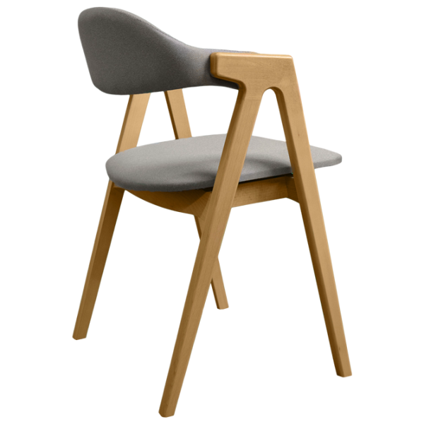 Scaun de bucătărie DecoPrim Logan Ambrella Stofă/ Gray Wood photo 2 Scaun de bucătărie DecoPrim Logan Ambrella Stofă/ Gray Wood photo 2