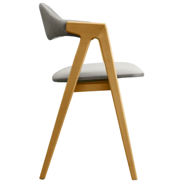 Scaun de bucătărie DecoPrim Logan Ambrella Stofă/ Gray Wood photo 3 Scaun de bucătărie DecoPrim Logan Ambrella Stofă/ Gray Wood photo 3