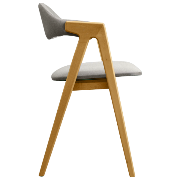 Scaun de bucătărie DecoPrim Logan Ambrella Stofă/ Gray Wood photo 3 Scaun de bucătărie DecoPrim Logan Ambrella Stofă/ Gray Wood photo 3