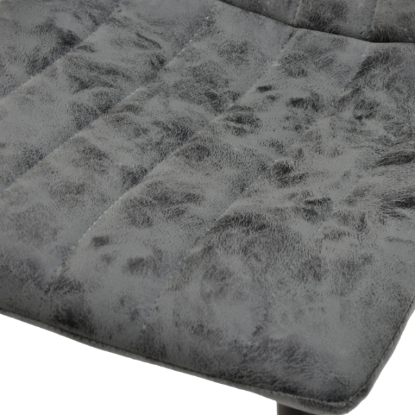 Кухонный стул DecoPrim DC-90P N20  Бархат/ Светло-серый Черный photo 5 Кухонный стул DecoPrim DC-90P N20  Бархат/ Светло-серый Черный photo 5