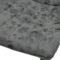 Scaun de bucătărie DecoPrim DC-90P N20 Catifea/ Light Gray Black photo 5