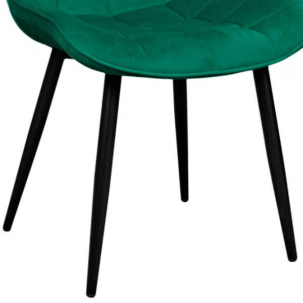 Scaun de bucătărie DecoPrim Capella Stofă/ Dark Green Black photo 2 Scaun de bucătărie DecoPrim Capella Stofă/ Dark Green Black photo 2