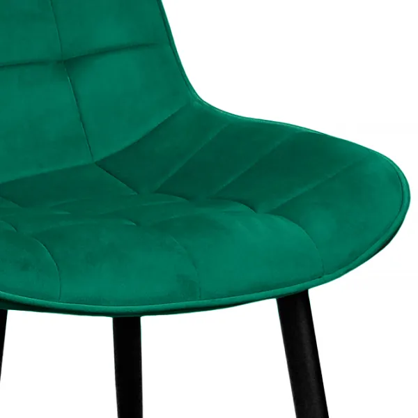 Scaun de bucătărie DecoPrim Capella Stofă/ Dark Green Black photo 4 Scaun de bucătărie DecoPrim Capella Stofă/ Dark Green Black photo 4