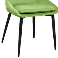 Scaun de bucătărie DecoPrim Florida Stofă/ Light Green Black photo 4