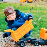 Грузовик Polеsie Dump Truck 4810344008749 / / Желтый Оранжевый photo 6