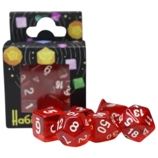 Joc de masă Games 7 Days Transparent 7 Dice 3+/ Set de cuburi photo 1