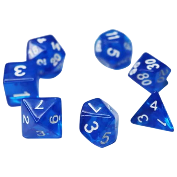 Настольная игра Games 7 Days Transparent 7 Dice 3+/ Набор кубиков photo 2