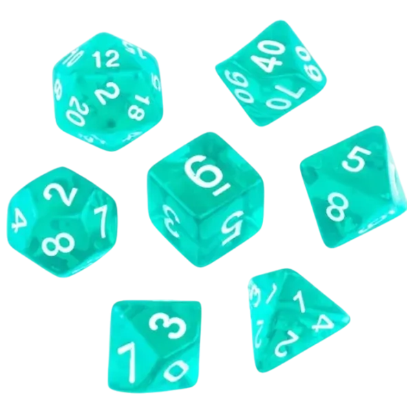 Настольная игра Games 7 Days Transparent 7 Dice 3+/ Набор кубиков photo 2