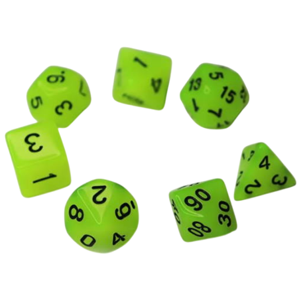 Настольная игра Games 7 Days Glow in the dark 3+/ Набор кубиков photo 2