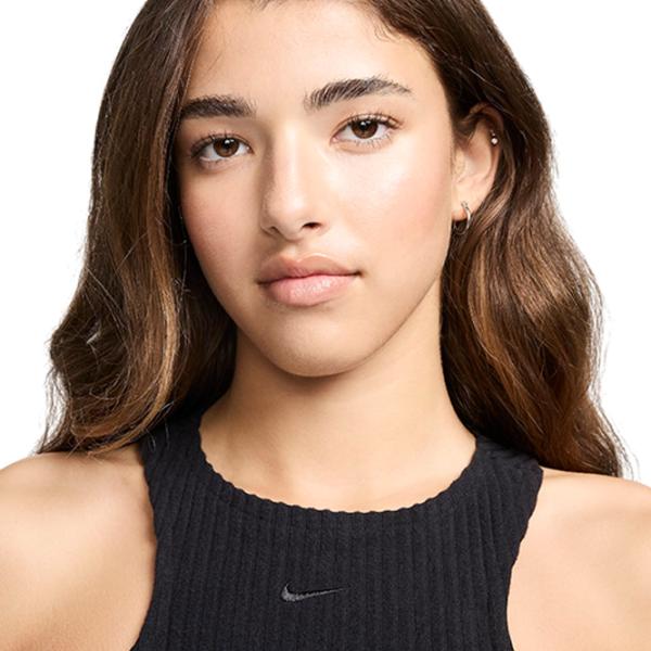 Rochie pentru femei Nike W Chill Knit Slim Sleeveless Ribbed Midi Dress  L / Black photo 4 Rochie pentru femei Nike W Chill Knit Slim Sleeveless Ribbed Midi Dress  L / Black photo 4