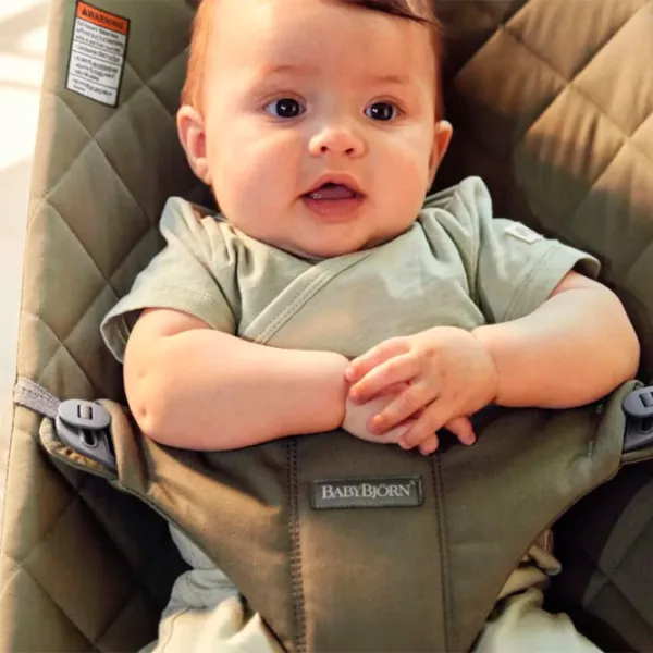 Балансир BabyBjorn Bliss Dark Green 0 месяцев - 2 года / Тёмно-зелёный photo 6