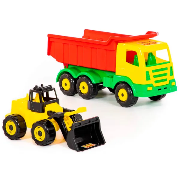 Camion Polеsie 44914 4810344044914  / / Green Yellow photo 3 Camion Polеsie 44914 4810344044914  / / Green Yellow photo 3