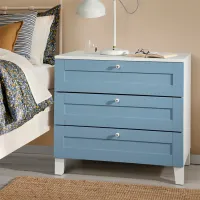 Comodă Ikea Platsa/Sannidal 73 x 80 x 57 / MDF / Blue photo 4