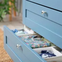 Comodă Ikea Platsa/Sannidal 73 x 80 x 57 / MDF / Blue photo 5