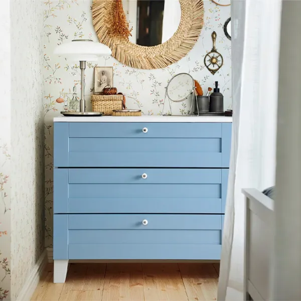 Комод Ikea Platsa/Sannidal 73 x 80 x 57см / МДФ / Синий photo 7