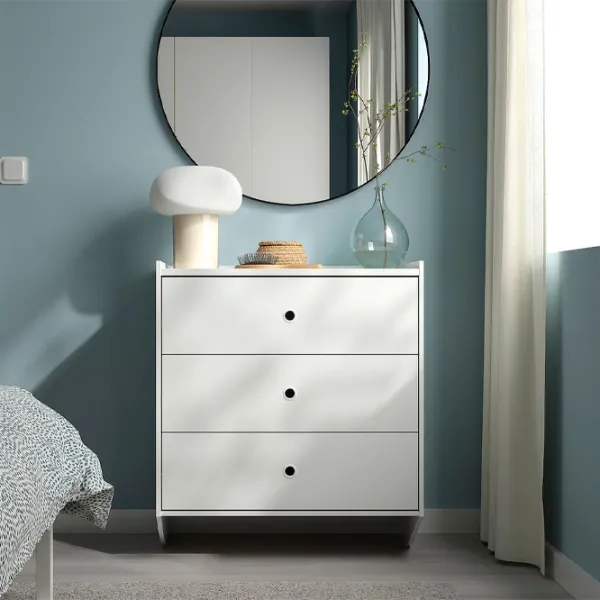 Комод Ikea Racknas 78 x 69 x 40см / ДСП / Белый photo 2