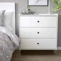 Comodă Ikea Racknas 78 x 69 x 40 / PAL / Alb photo 4