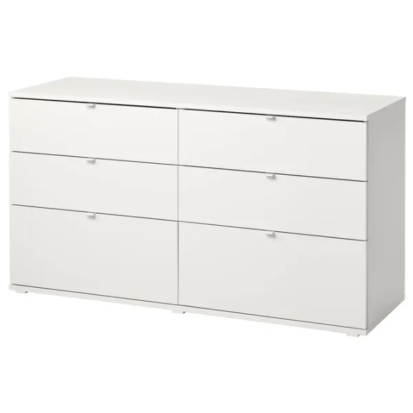 Комод Ikea Vihals 75 x 140 x 47см / МДФ / Белый photo 1