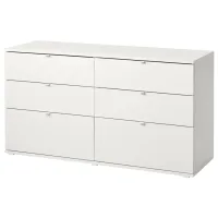 Комод Ikea Vihals 75 x 140 x 47см / МДФ / Белый