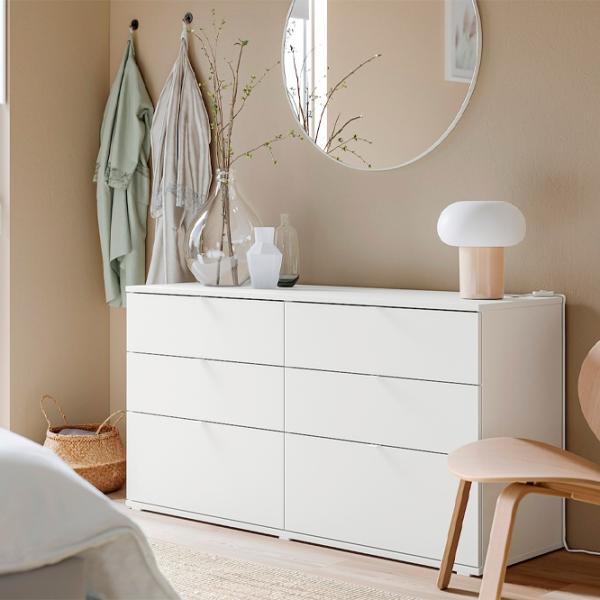 Комод Ikea Vihals 75 x 140 x 47см / МДФ / Белый photo 2