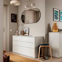 Комод Ikea Vihals 75 x 140 x 47см / МДФ / Белый photo 5