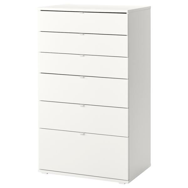 Комод Ikea Vihals 120 x 70 x 47см / МДФ / Белый photo 1