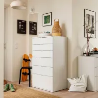Comodă Ikea Vihals 120 x 70 x 47 / MDF / Alb photo 2