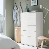 Comodă Ikea Vihals 120 x 70 x 47 / MDF / Alb photo 3