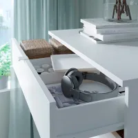 Comodă Ikea Vihals 120 x 70 x 47 / MDF / Alb photo 4