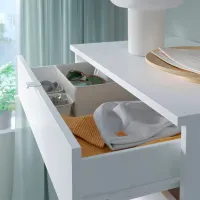 Comodă Ikea Vihals 120 x 70 x 47 / MDF / Alb photo 5