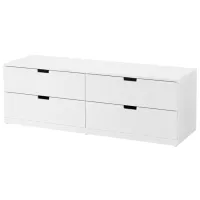 Комод Ikea Nordli 54 x 160 x 47см / МДФ / Белый