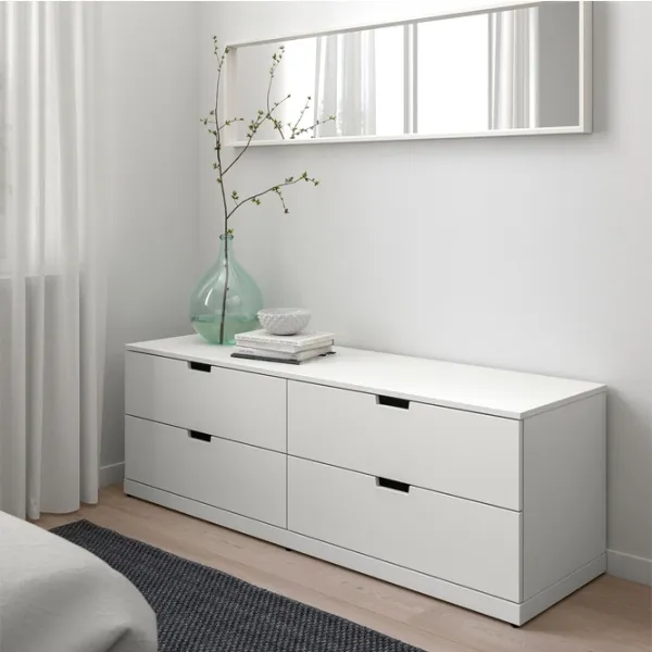 Комод Ikea Nordli 54 x 160 x 47см / МДФ / Белый photo 4