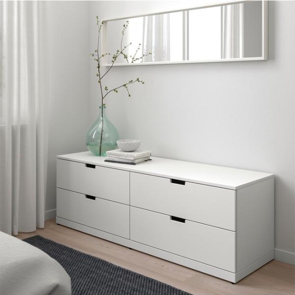 Комод Ikea Nordli 54 x 160 x 47см / МДФ / Белый photo 4