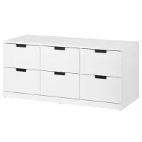 Комод Ikea Nordli 54 x 120 x 47см / МДФ / Белый