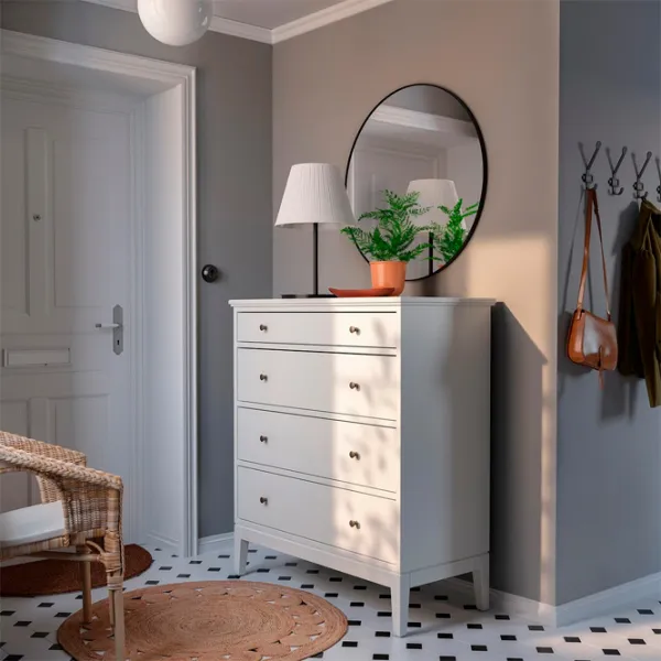 Comodă Ikea Idanas 118 x 104 x 50 / MDF / Alb photo 2