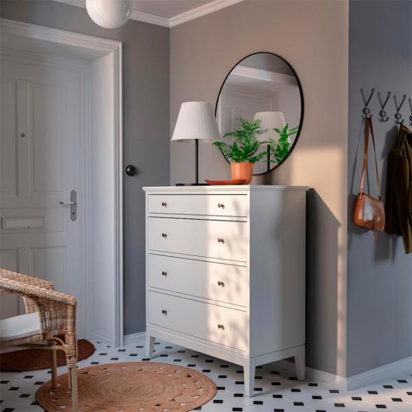 Comodă Ikea Idanas 118 x 104 x 50 / MDF / Alb photo 2