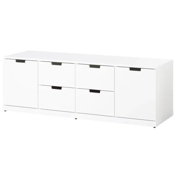 Комод Ikea Nordli 54 x 160 x 47см / МДФ / Белый photo 1