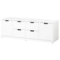Комод Ikea Nordli 54 x 160 x 47см / МДФ / Белый