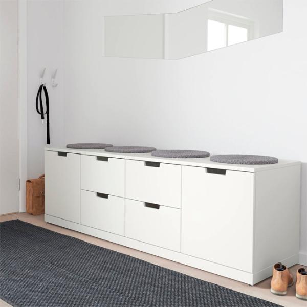 Комод Ikea Nordli 54 x 160 x 47см / МДФ / Белый photo 2