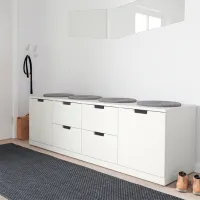 Комод Ikea Nordli 54 x 160 x 47см / МДФ / Белый photo 2