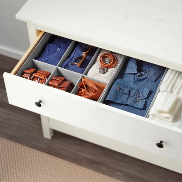 Comodă Ikea Hemnes 96 x 108 x 50 / MDF / Alb photo 4