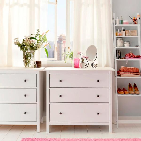 Comodă Ikea Hemnes 96 x 108 x 50 / MDF / Alb photo 6